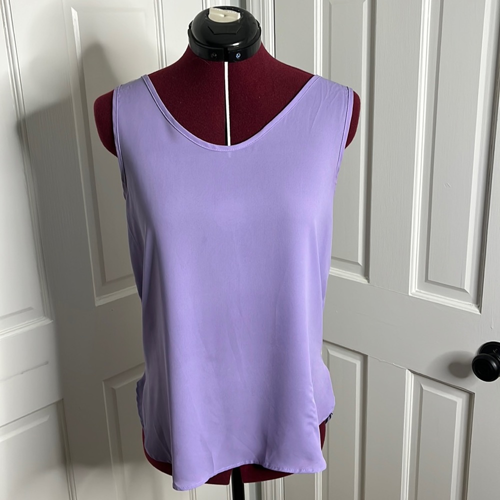 Purple lightweight tank top.